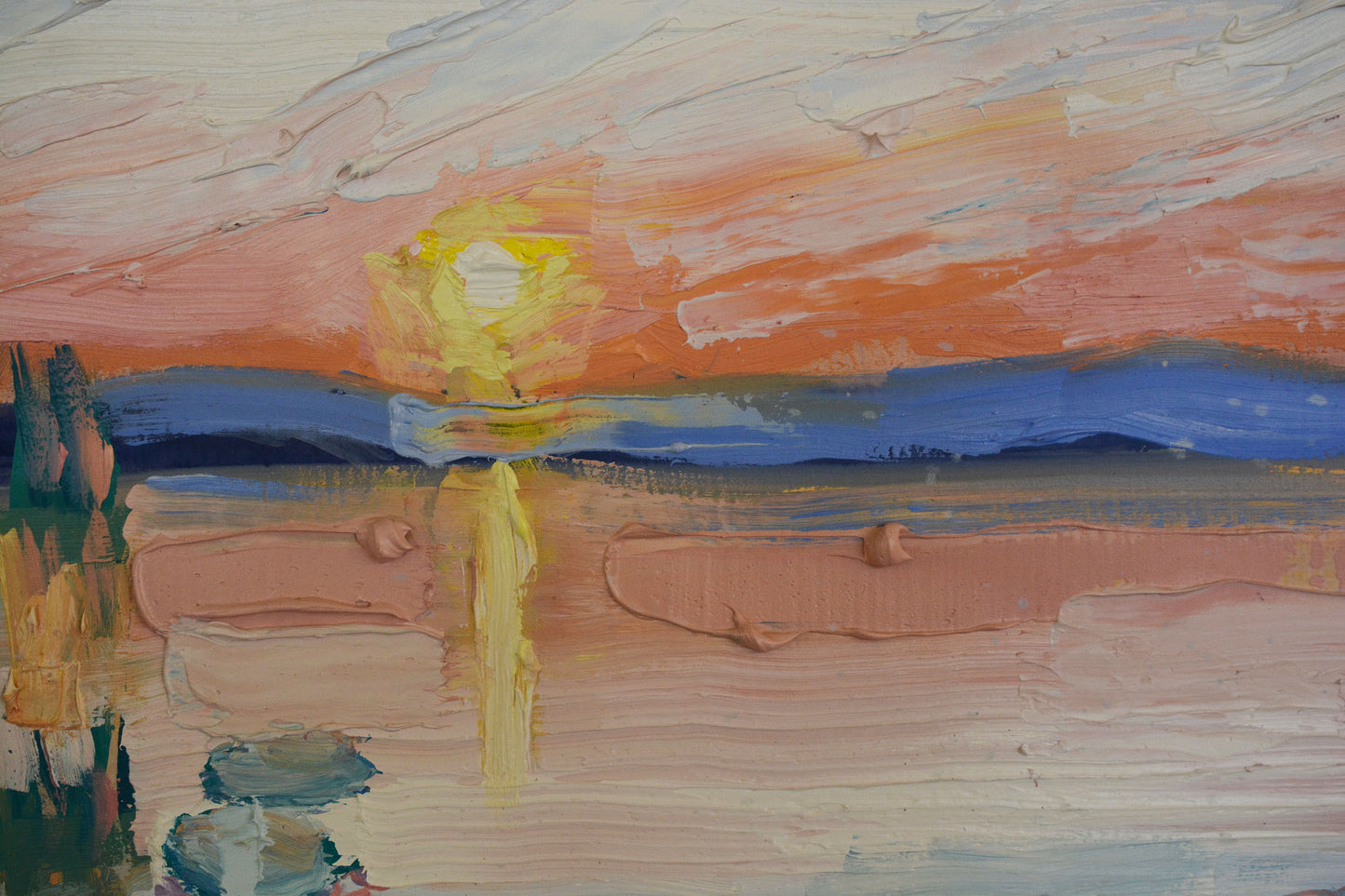 Atardecer en el Lago
